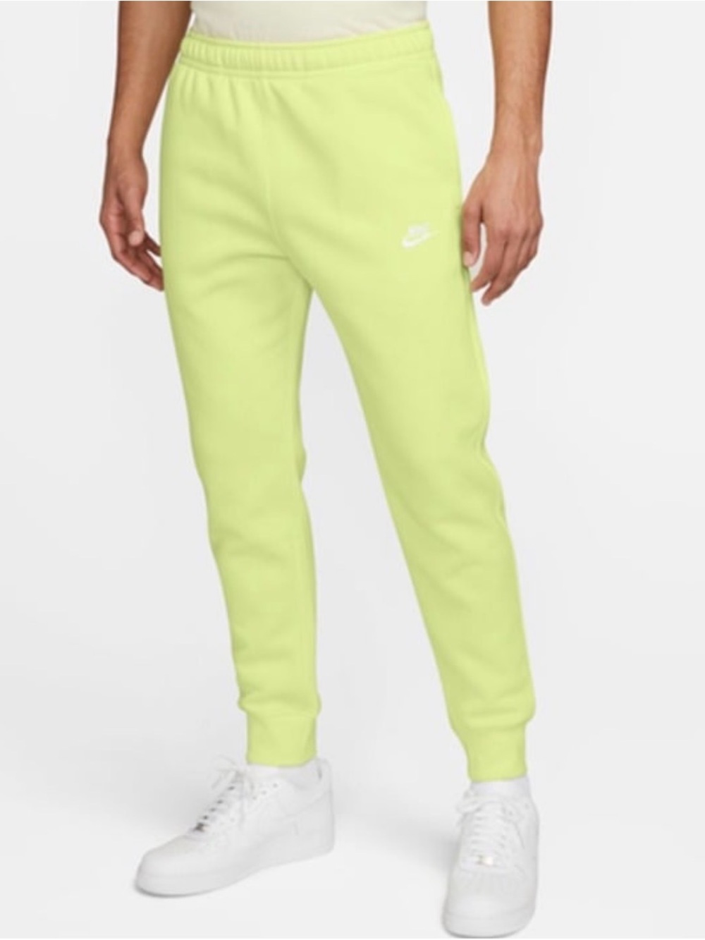 Nike Men’s neon fleece Joggers size 3XL NWT